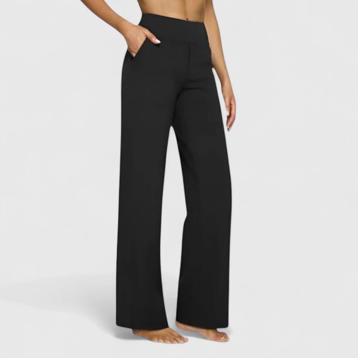 Hilary Women High Waisted Wide Leg Trousers