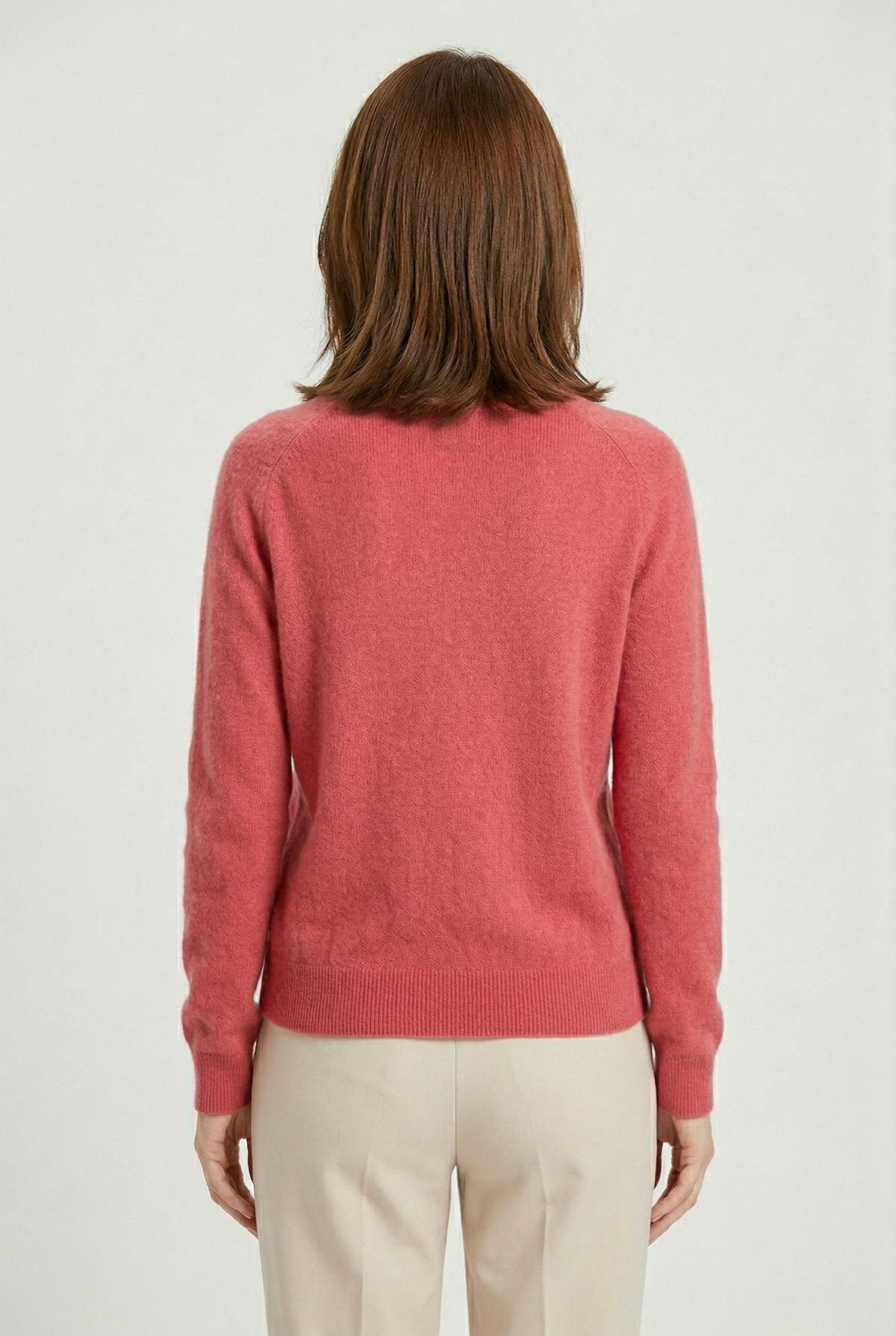 Ella Women Fine Knit Raglan Sleeve Cardigan, colour: Pink