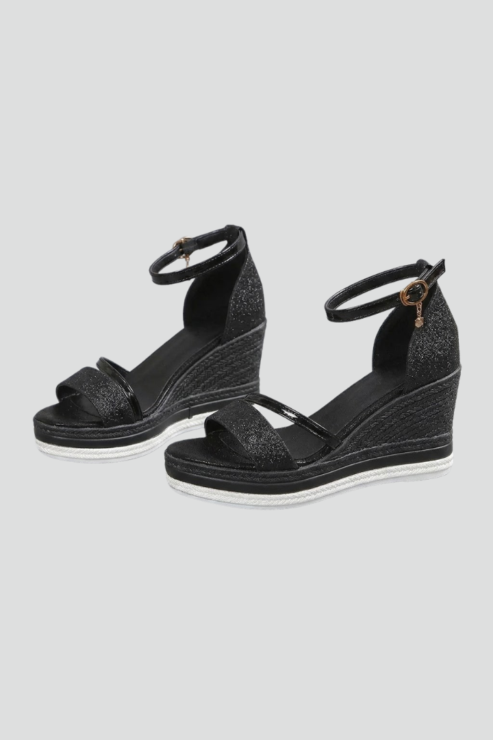 Amelia Women Ankle Strap Platform Wedge Sandals