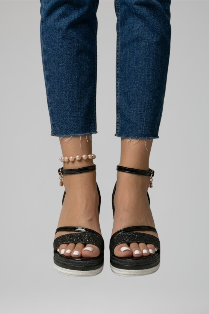 Amelia Women Ankle Strap Platform Wedge Sandals