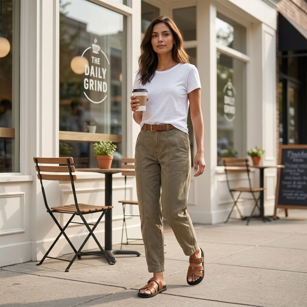 Bonnie Women High Waisted Tapered Utility Pants