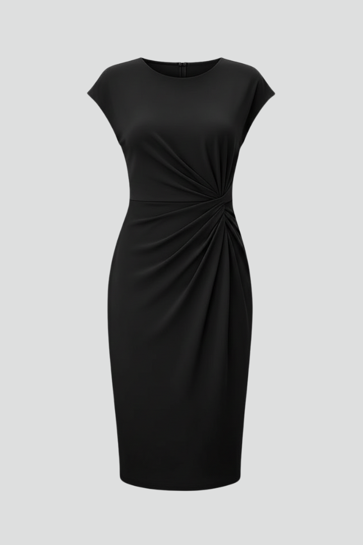 Eloise Women Ruched Waist Knee Length Dress