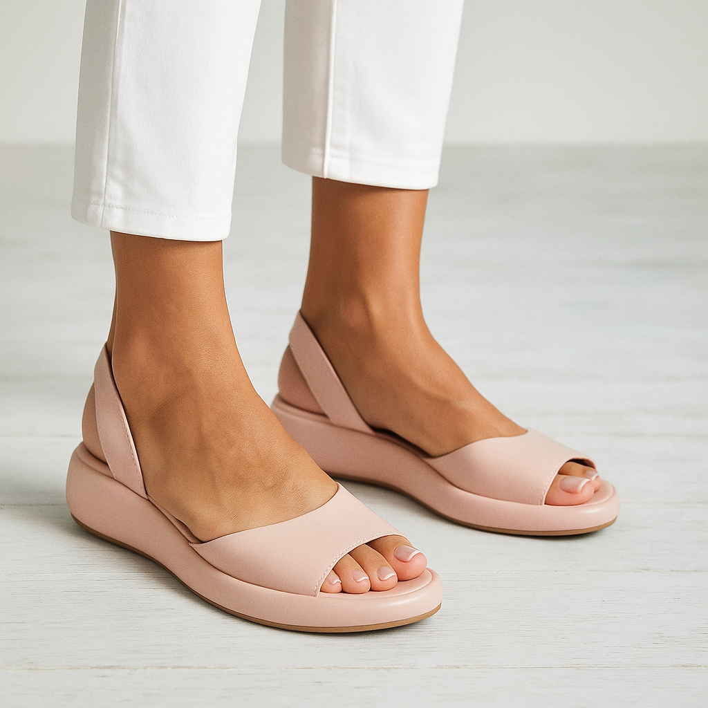 Mia Women Open Toe Slingback Platform Sandals