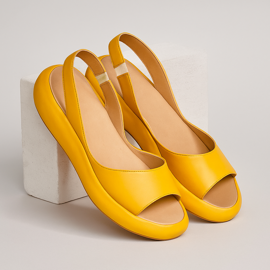 Mia Women Open Toe Slingback Platform Sandals
